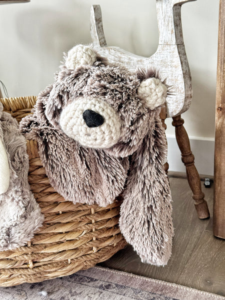 Brown Frosted Bear Lovey