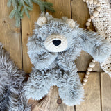 Gray Bear Lovey Security Blanket
