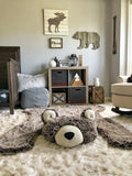 Large Bear Rug for Woodland Nursery